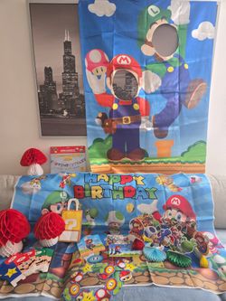 Super Mario Birthday Supplies