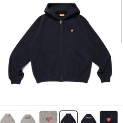 Human Made zip up hoodie