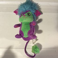 Popples Plush Yikes 9" Purple Spin Master 2015 Stuffed Animal Toy