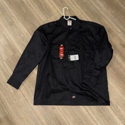 DICKIES MEN’S ORIGINAL FIT LONG SLEEVE TWILL WORK SHIRT