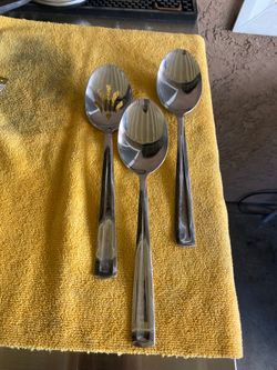 Set of 3 serving utensils Stainless steel
