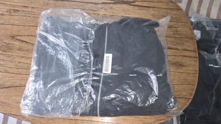 NEW Supreme Zip Up Hoodie With Face Mask Size Med 