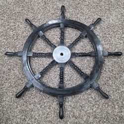 Wooden Ship Wheel