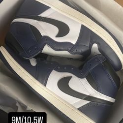 Nike Jordan 1 Retro Midnight Navy 9M/10.5W