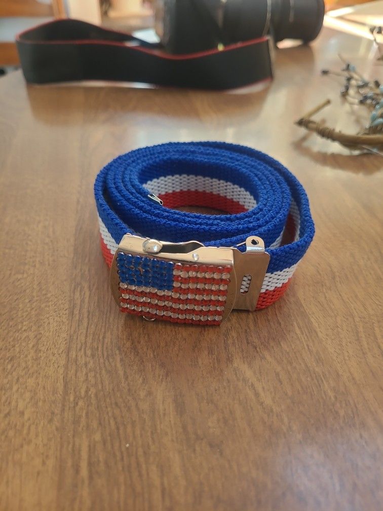 American Flag Belt