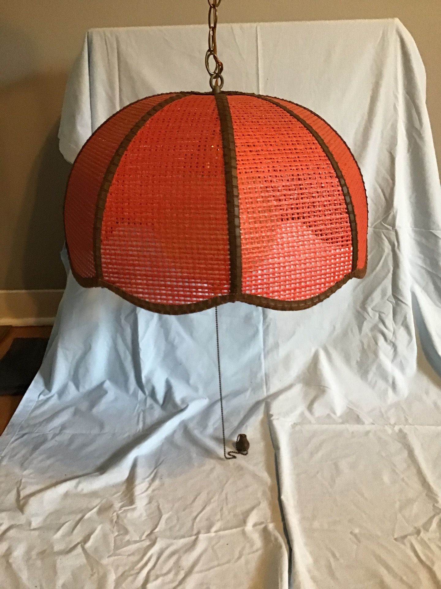 Red Vintage Hanging Light