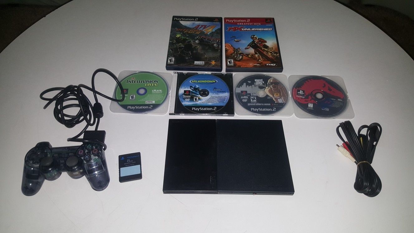 PlayStation 2 With Games