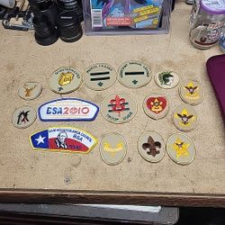 Boy scout patches lot of 15