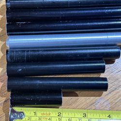 Assortment of different size 15 mm rods for Camera support shoulder rig