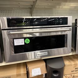 KitchenAid 30” built in microwave