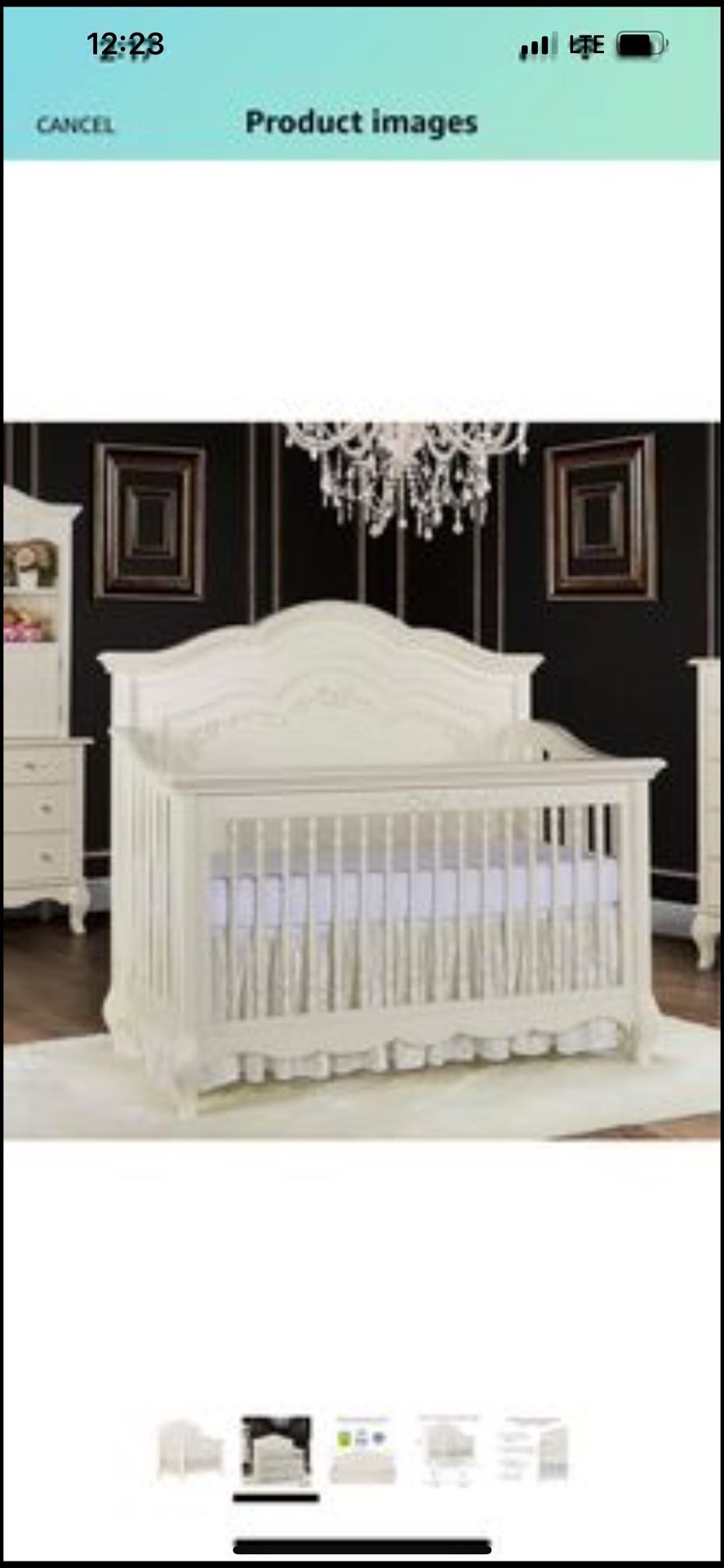 Aurora Crib And Toddler Bed (Toddler Rail Included)