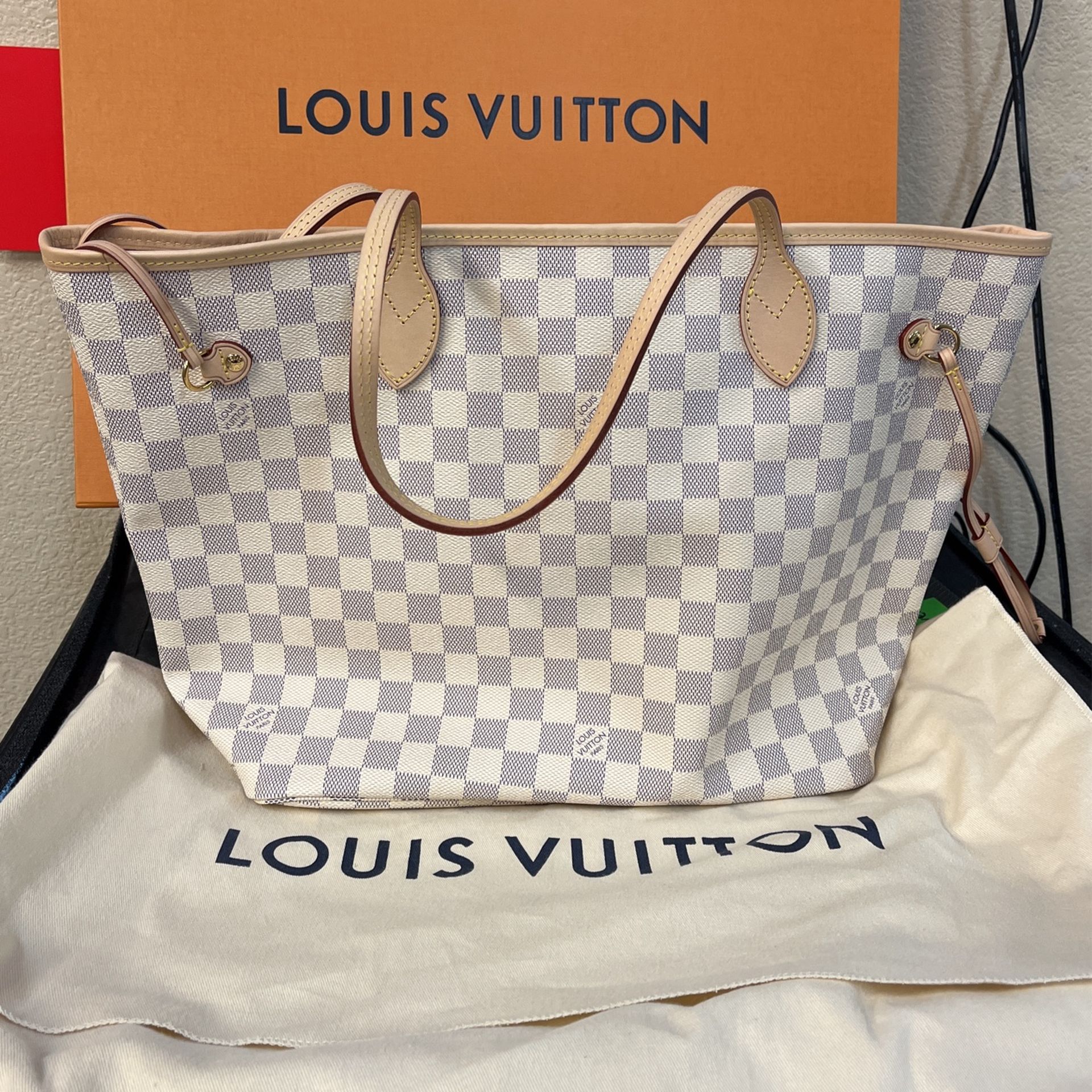 Louis Vuitton White Canvas 