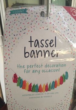 Tassel banner