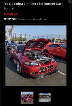 Carters custom Mustang gt splitter 99-04