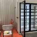 NSF Walk-In Cooler Merchandiser 3 Door with frame