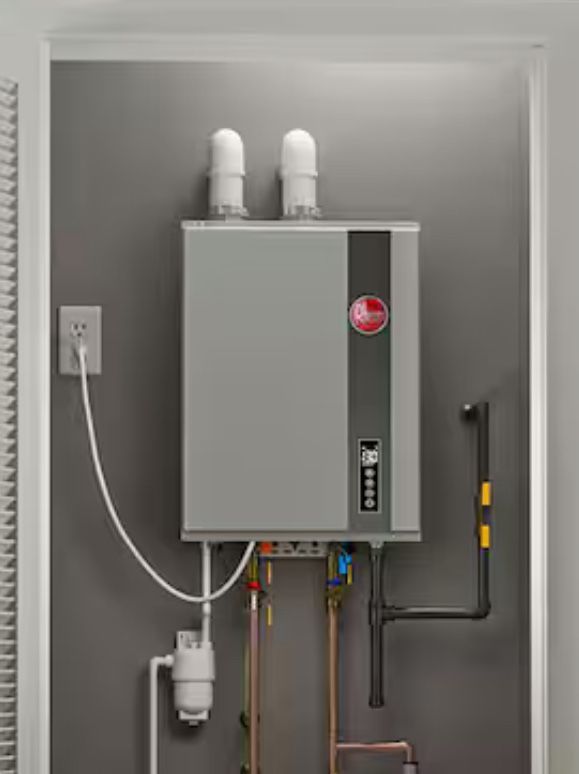 RHEEM TANKLESS HOT WATER HEATER