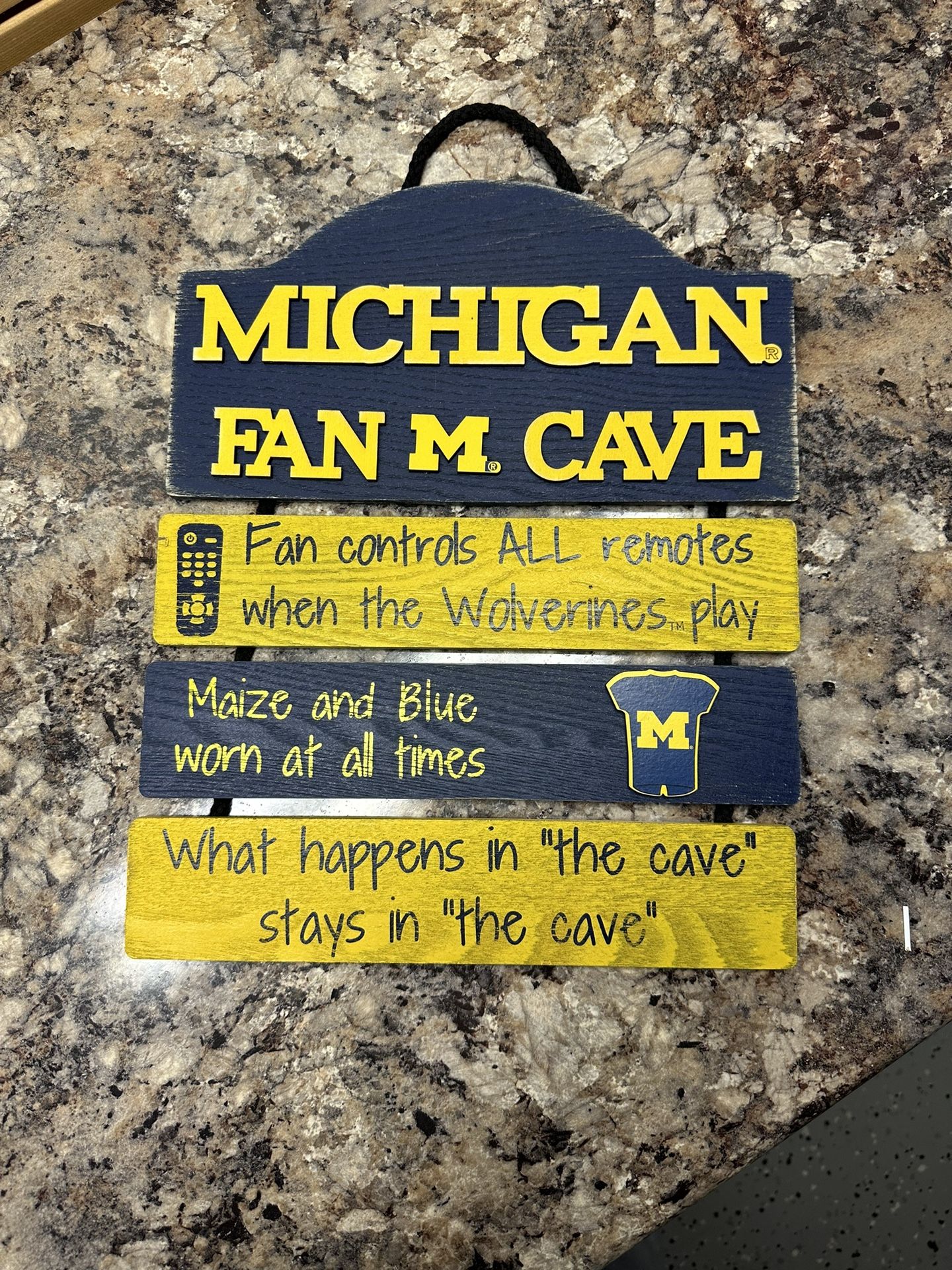 Michigan Fan Cave Sign