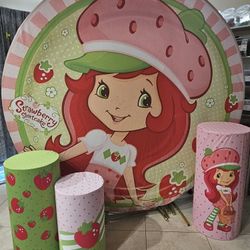 Strawberry Shortcake Backdrop