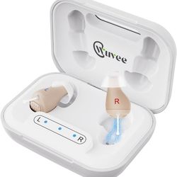 OTC Hearing Aids for Seniors, Rechargeable Hearing Aid Amplifiers Devices with Noise Cancelling Clear Sound, Superior Sound Quality for Adults Women M