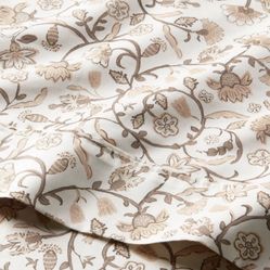Full 400 Thread  Count Floral Sheet Set