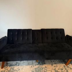 Black Convertible Futon
