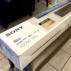 Sony (HT-A5000) Home Theatre Premium Subwoofer Integrated Soundbar System (NEW) • 360 Spatial Sound, 8K, Dolby Atmos, Bluetooth 