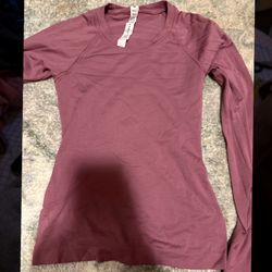 Purple Ash Lululemon Long Sleeve Swiftly 