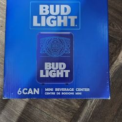 Budlight 6 Can Mini Fridge
