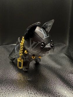 French bulldog louie Vuitton keychain
