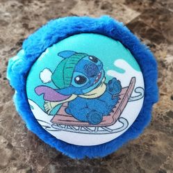 Shimmery Stitch Collapsible Earmuffs 