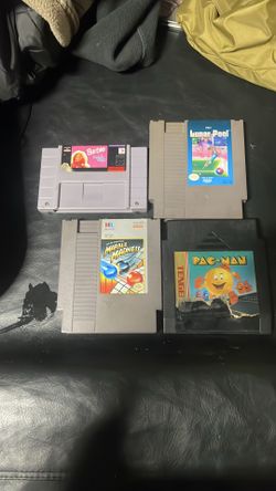 Vintage Nintendo games .l