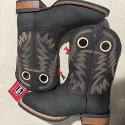 Justin cowboy boots black