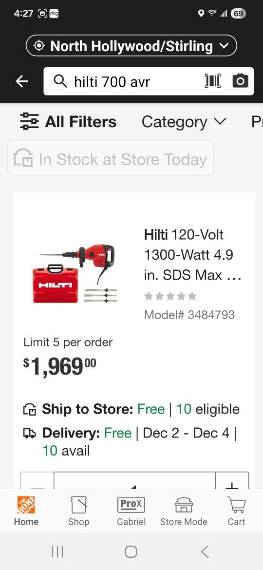 Hilti 700 Te Avr