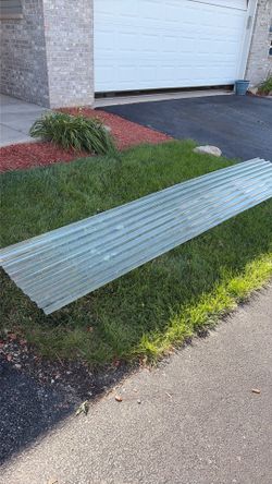 Clear plastic 11’feet X2’ feet