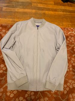 Grey Bomber Jacket, size M