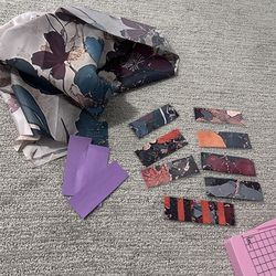 Laminated fabric Book Marks