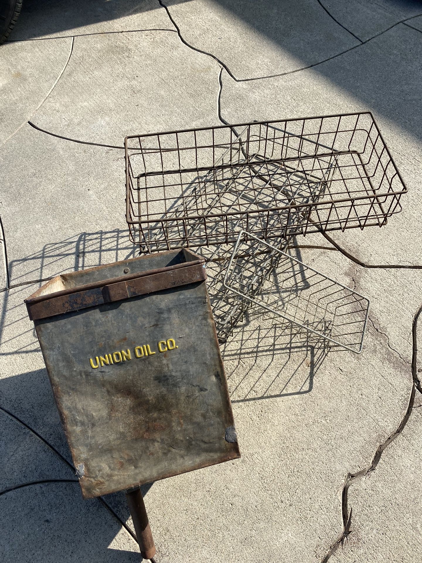 Vintage Metal Baskets