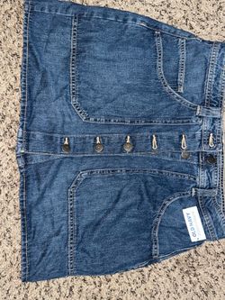 NEW unused jean Skirt Size 6