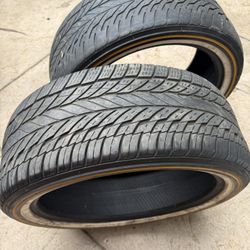 Two Vogue Tires 245/45/20