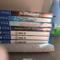 PS4 Games Available 