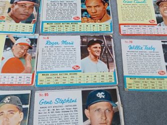 Post Baseball CARDS