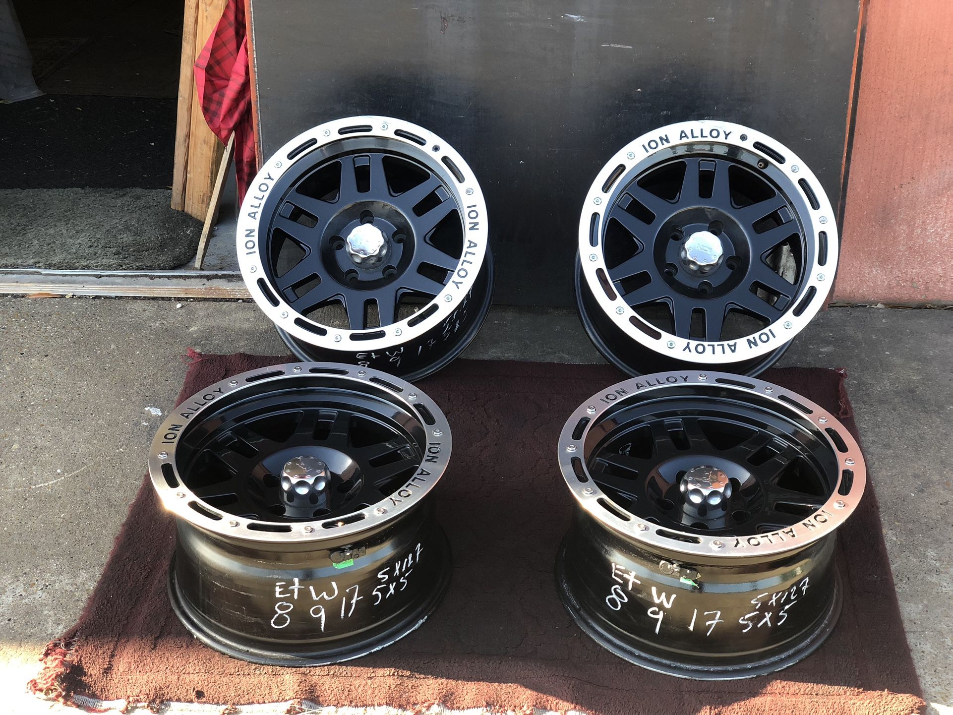 Chevy GMC Jeep Dodge Rims Wheels 17 Inch 9 Inch Width 5 Lugs Set Of 4