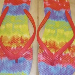 Brand New Tie Dye Flip Flops 