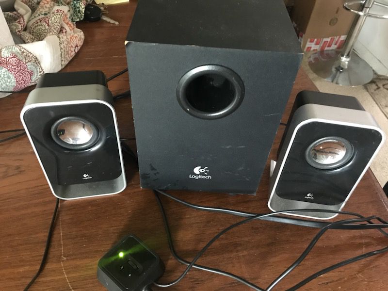 Logitech LS21 stereo speaker with and control for Sale New Carrollton, MD OfferUp