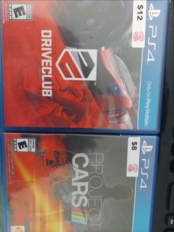 Ps4 drive club with project cars 4