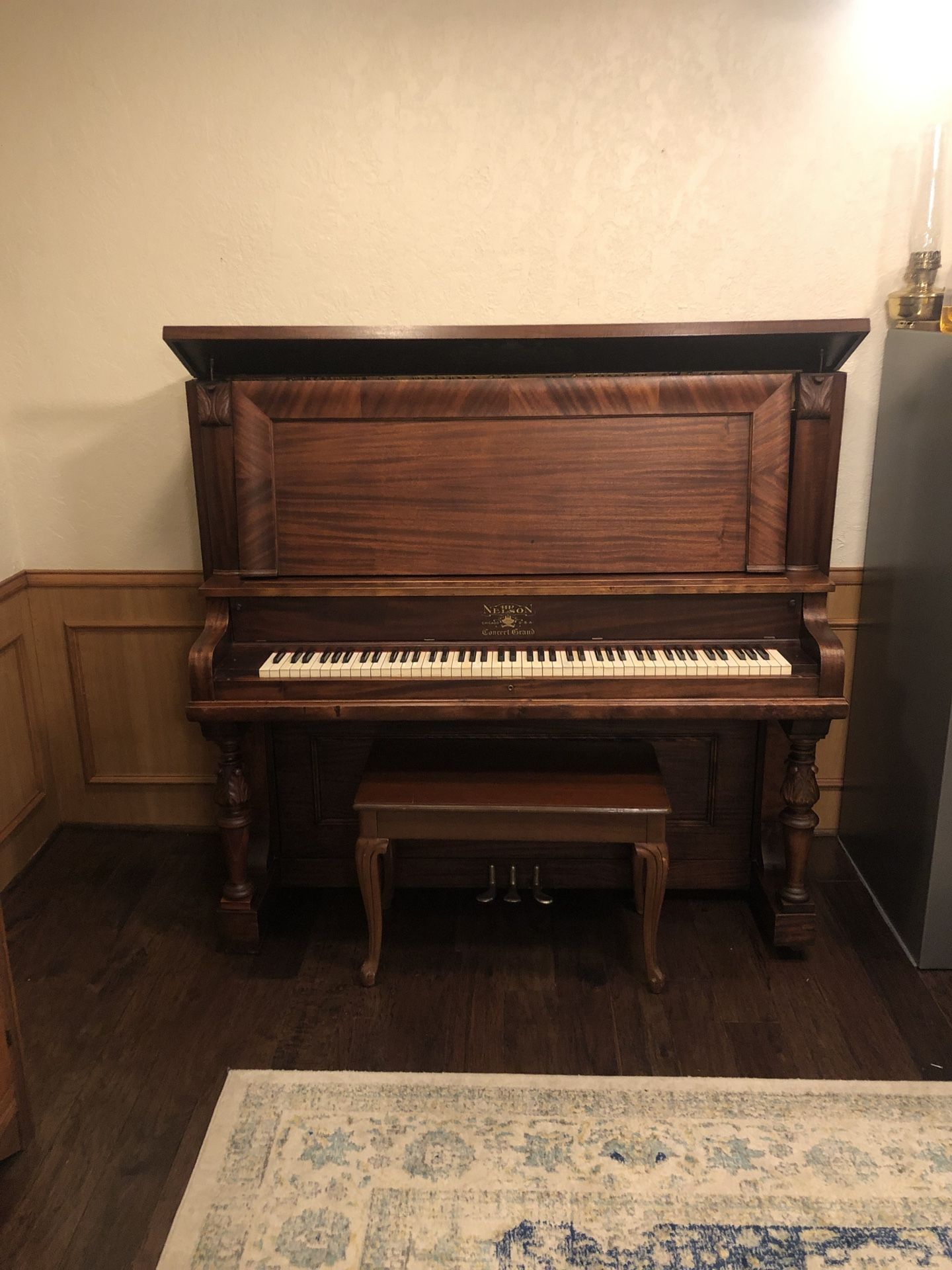 HP Nelson Upright Concert Grand Piano