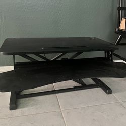 Standing desk attachment