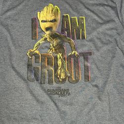 🦾 Marvel Groot Graphic Tee | Size Large | Jurassic World Tag