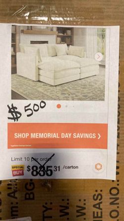 Loveseat Sofa - Alabaster White