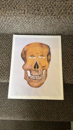 Skull rainbow artwork